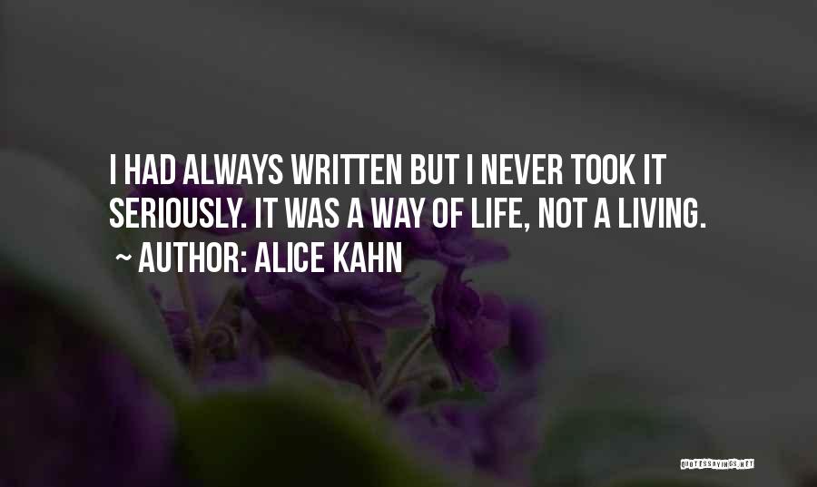 Alice Kahn Quotes 1601307