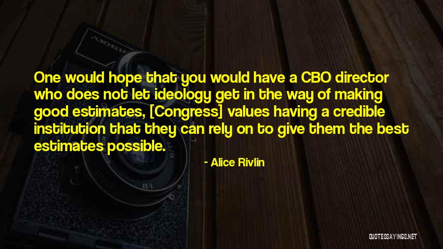 Alice Rivlin Quotes 100939