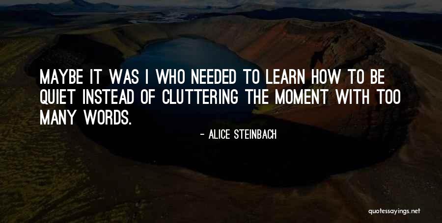 Alice Steinbach Quotes 270239