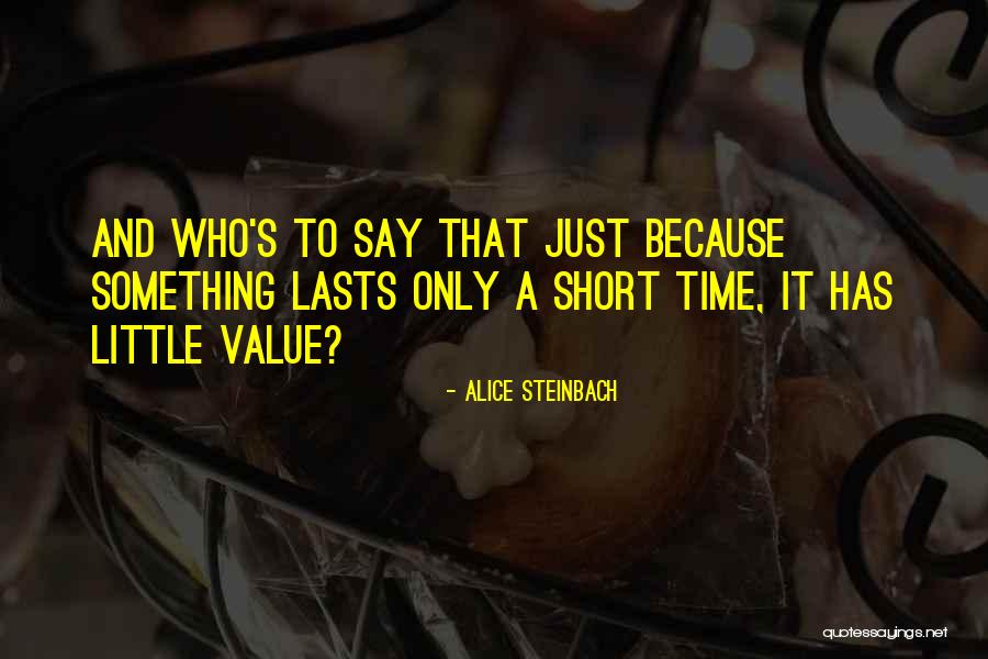 Alice Steinbach Quotes 432176