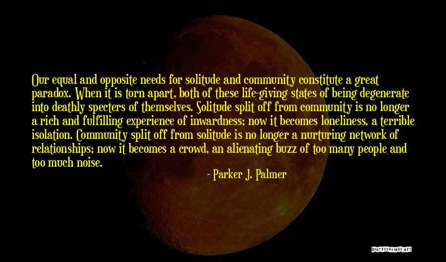 Alienating People Quotes By Parker J. Palmer