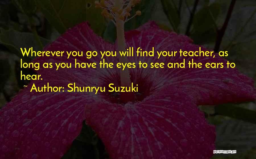 Alina Baraz Best Quotes By Shunryu Suzuki