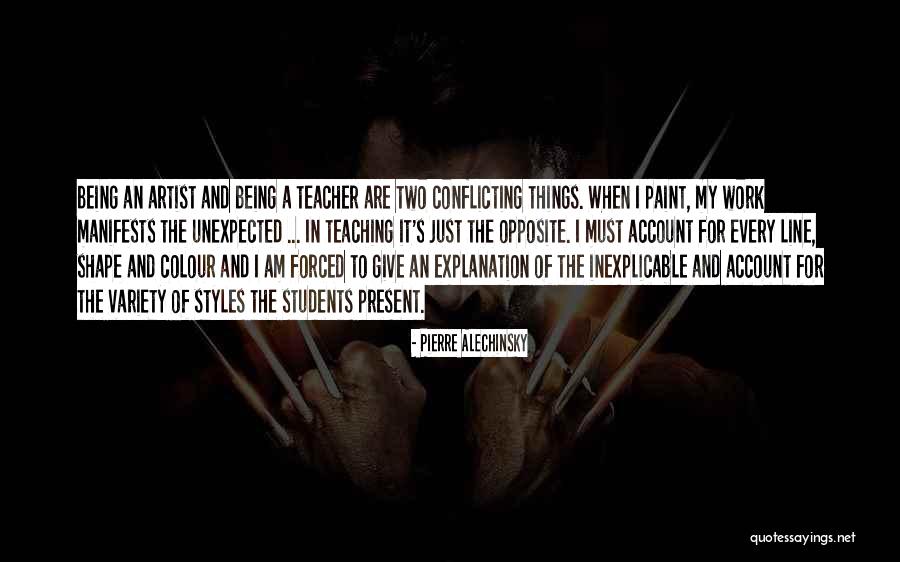 Alinamandrade Quotes By Pierre Alechinsky