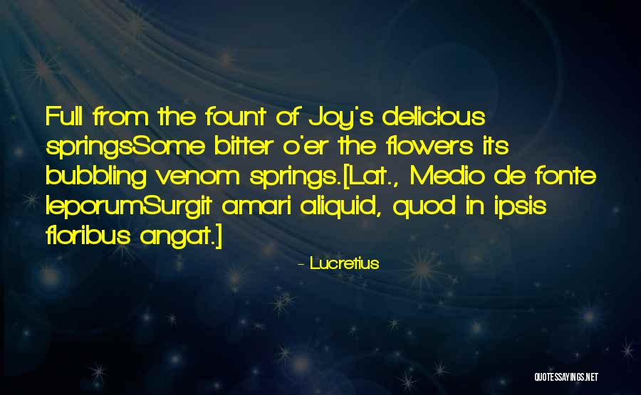 Aliquid Amari Quotes By Lucretius Aliquid Amari Quotes By Lucretius
