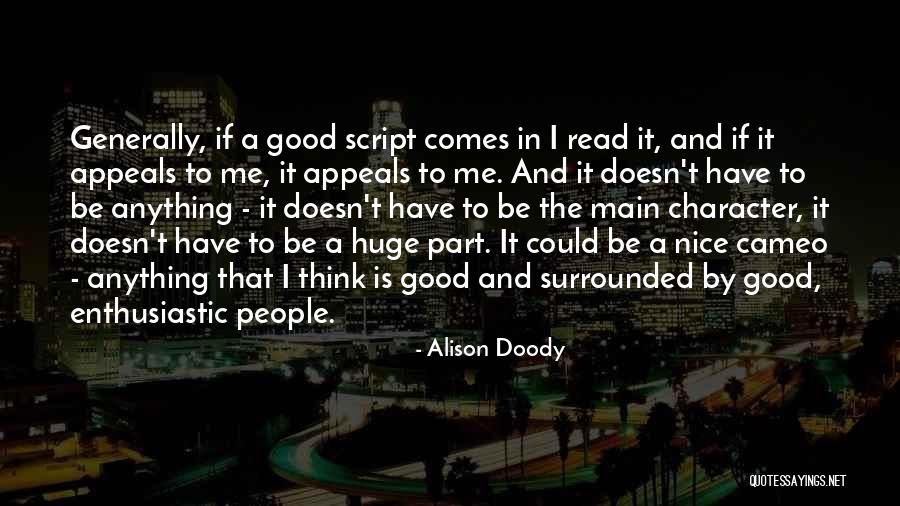 Alison Doody Quotes 439579