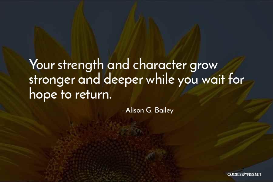 Alison G. Bailey Quotes 322823