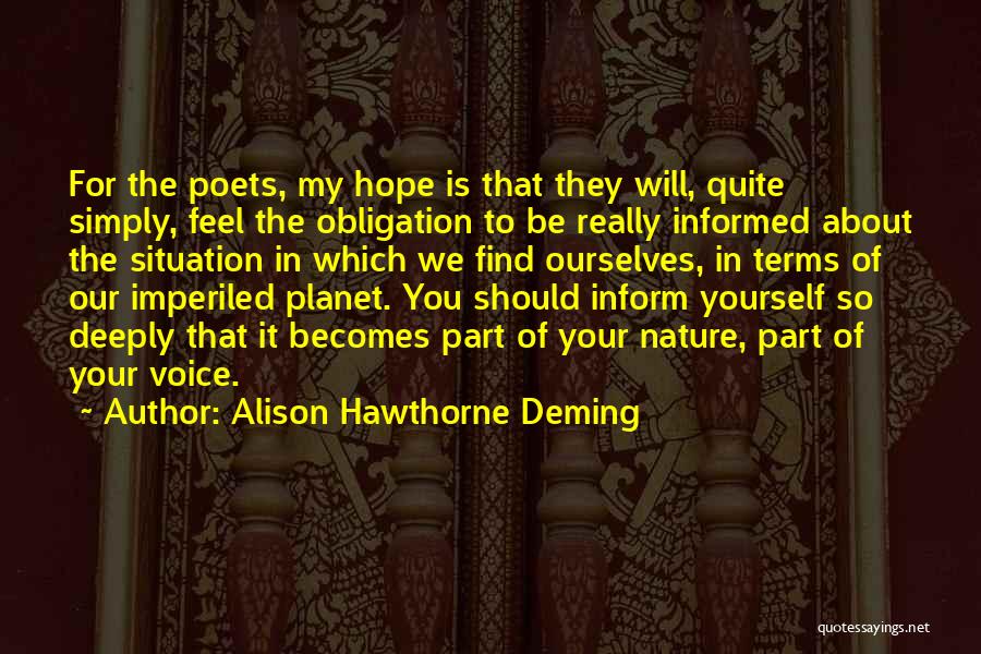 Alison Hawthorne Deming Quotes 2016179