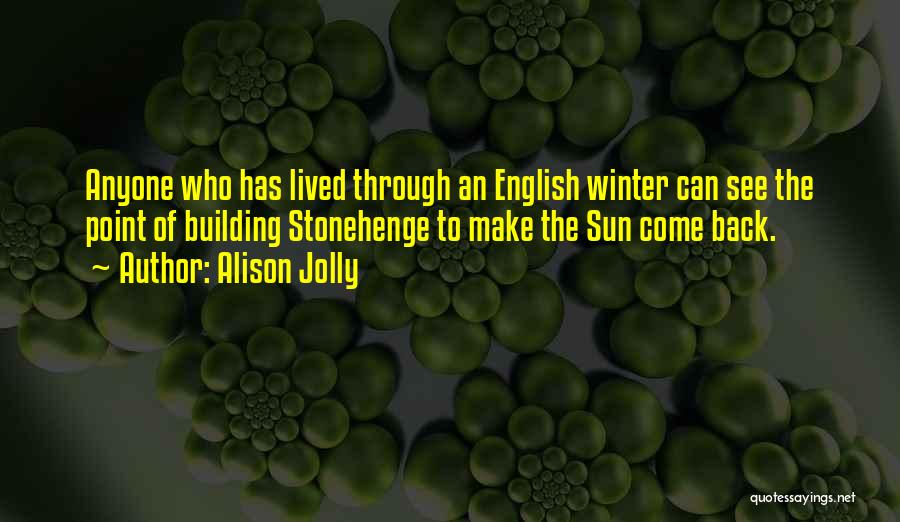 Alison Jolly Quotes 1621617