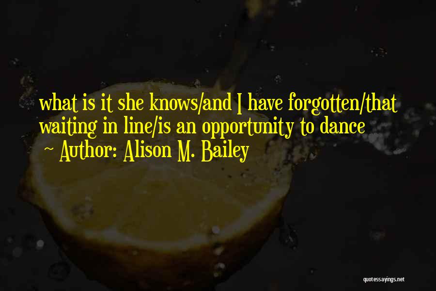 Alison M. Bailey Quotes 1662014