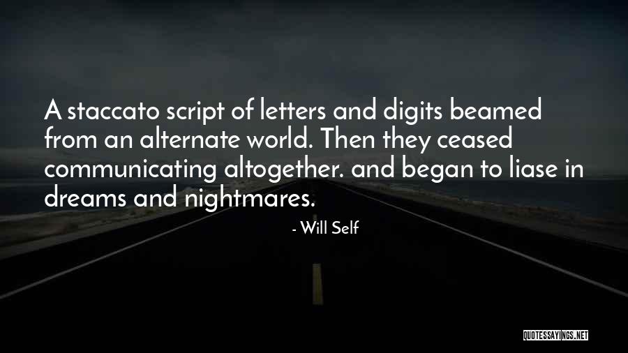 Alisson Shore Quotes By Will Self Alisson Shore Quotes By Will Self