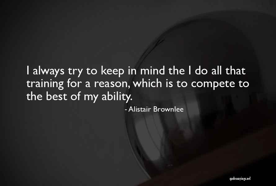 Alistair Brownlee Quotes 1016967