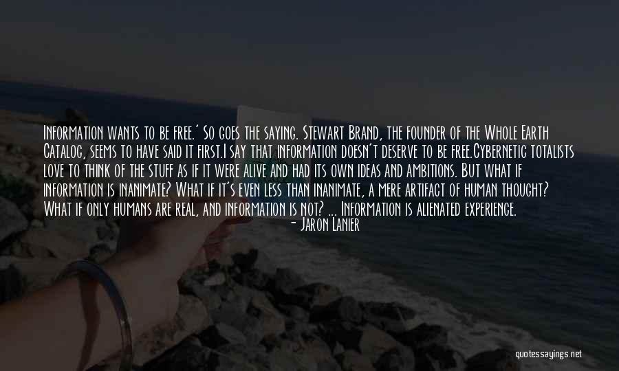 Alive And Free Quotes By Jaron Lanier Alive And Free Quotes By Jaron Lanier