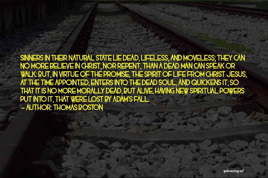 Alive But Dead Quotes By Thomas Boston