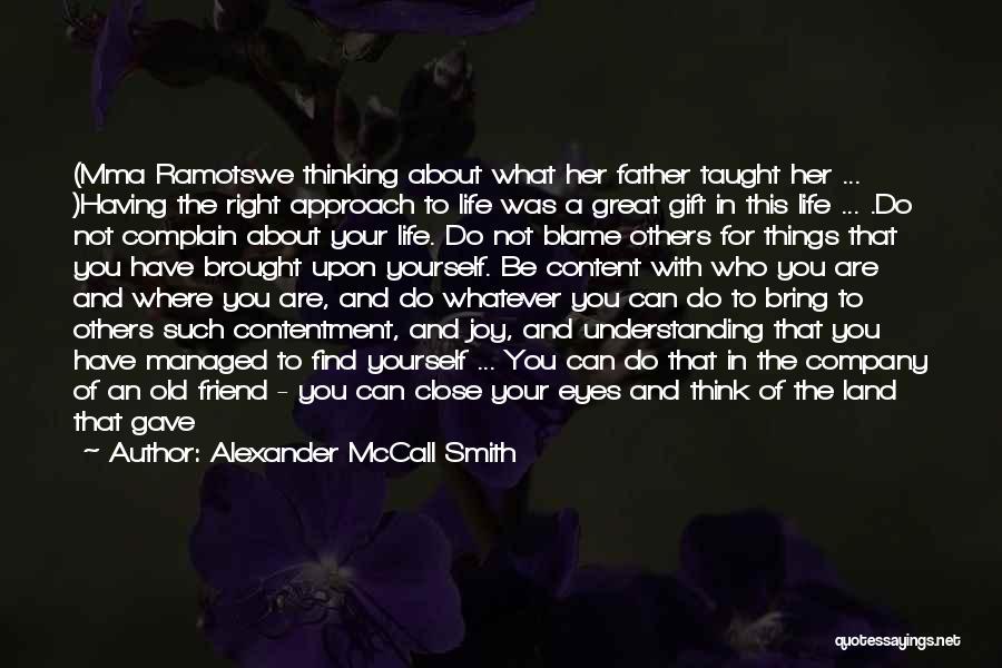 All About Father Quotes By Alexander McCall Smith