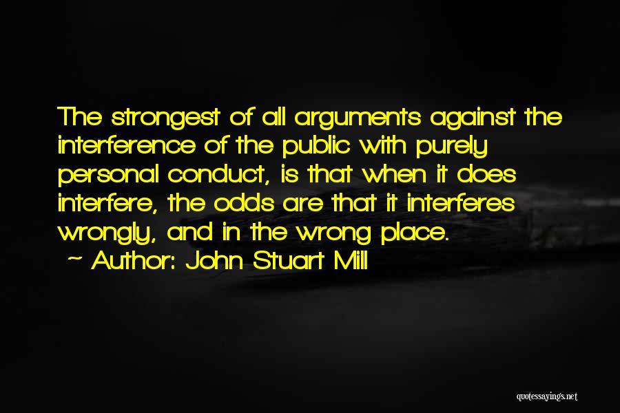 All Against Odds Quotes By John Stuart Mill