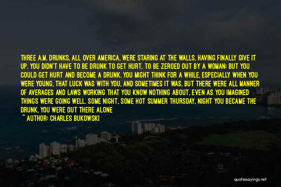 All Alone Again Quotes By Charles Bukowski