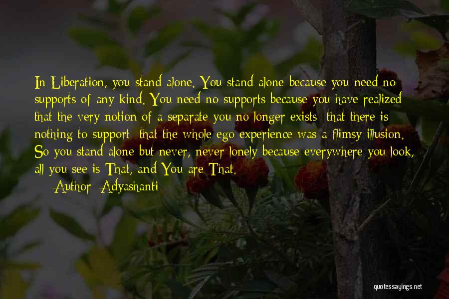 All Alone And Lonely Quotes By Adyashanti