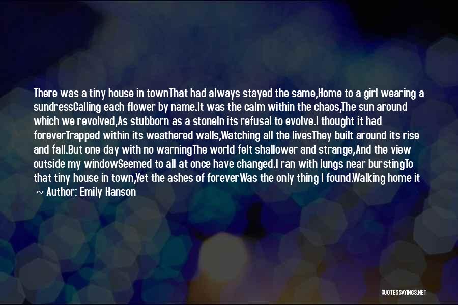 All Around The Town Quotes By Emily Hanson