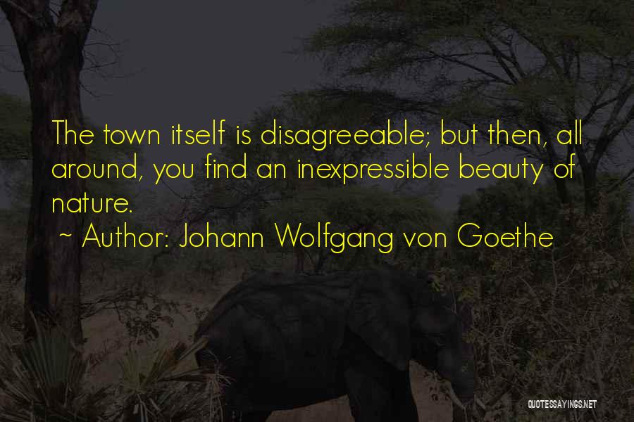 All Around The Town Quotes By Johann Wolfgang Von Goethe