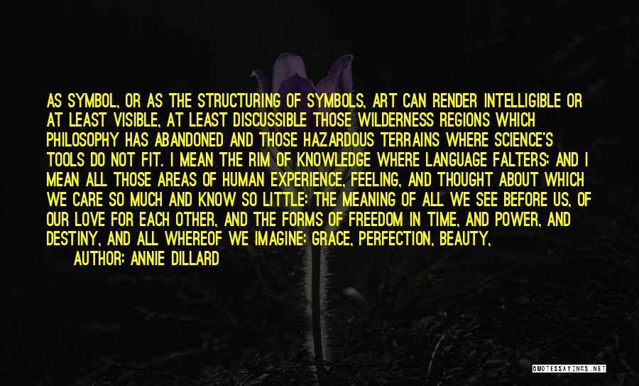 All Art Forms Quotes By Annie Dillard