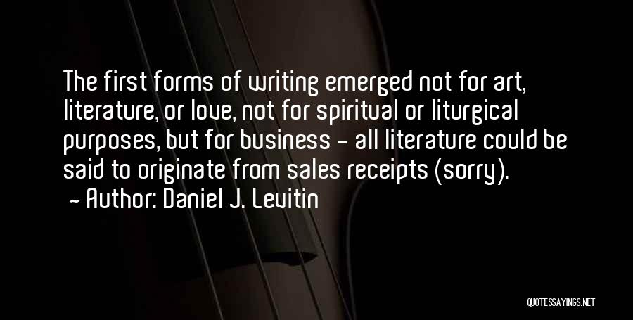 All Art Forms Quotes By Daniel J. Levitin