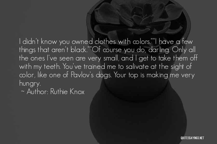 All Black Clothes Quotes By Ruthie Knox