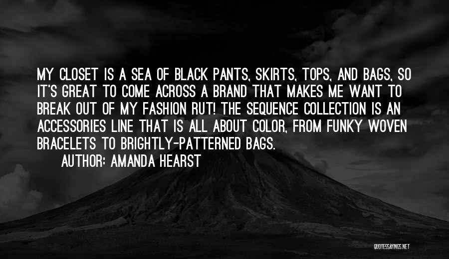 All Black Fashion Quotes By Amanda Hearst