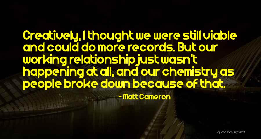 All Broke Down Quotes By Matt Cameron All Broke Down Quotes By Matt Cameron