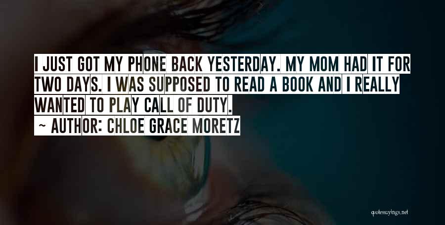 All Call Of Duty 4 Quotes By Chloe Grace Moretz