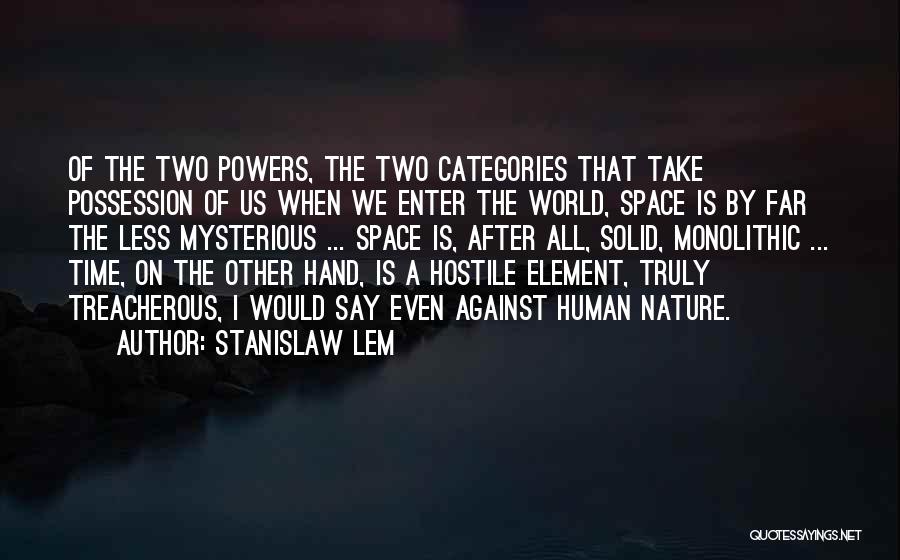 All Categories Quotes By Stanislaw Lem