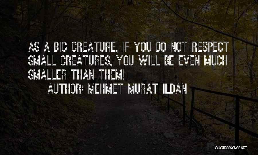 All Creatures Big And Small Quotes By Mehmet Murat Ildan