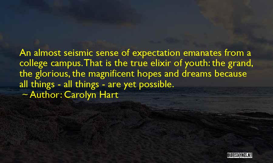 All Dreams Are Possible Quotes By Carolyn Hart