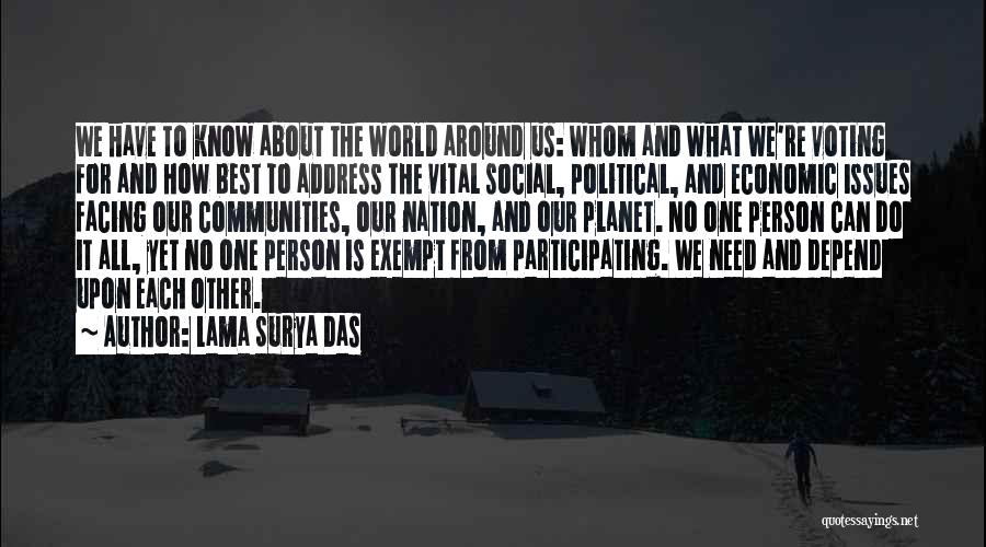 All For One Person Quotes By Lama Surya Das