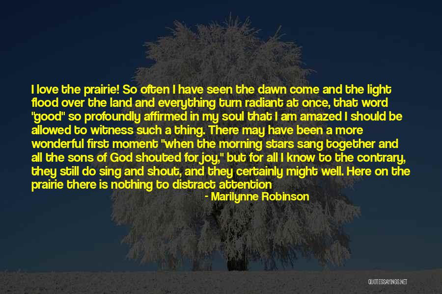 All For Well Morning Quotes By Marilynne Robinson All For Well Morning Quotes By Marilynne Robinson