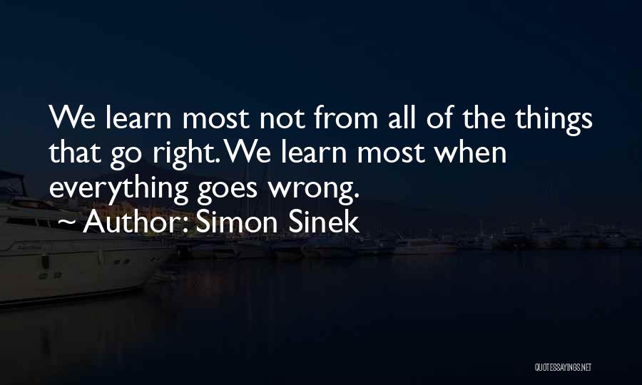 All Goes Wrong Quotes By Simon Sinek