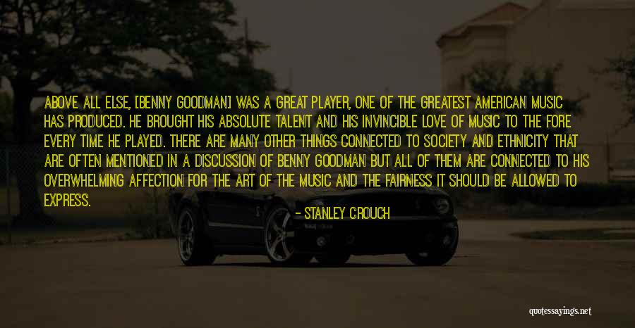 All Great Art Quotes By Stanley Crouch All Great Art Quotes By Stanley Crouch