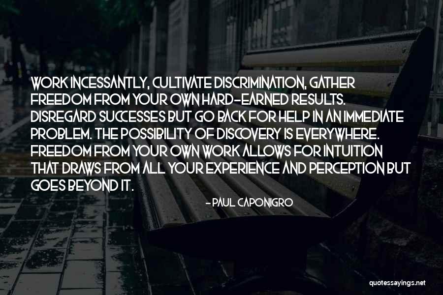 All Hard Work Quotes By Paul Caponigro All Hard Work Quotes By Paul Caponigro
