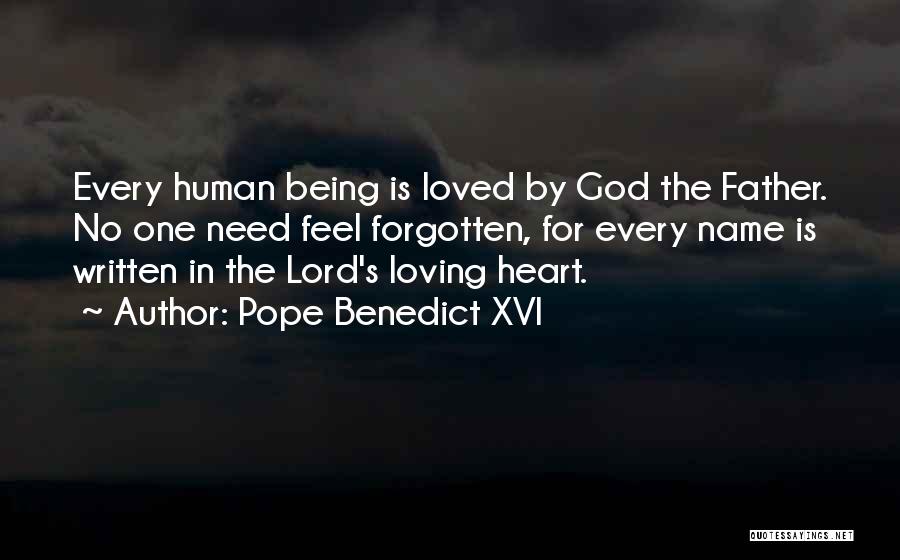 All I Need Is You Lord Quotes By Pope Benedict XVI