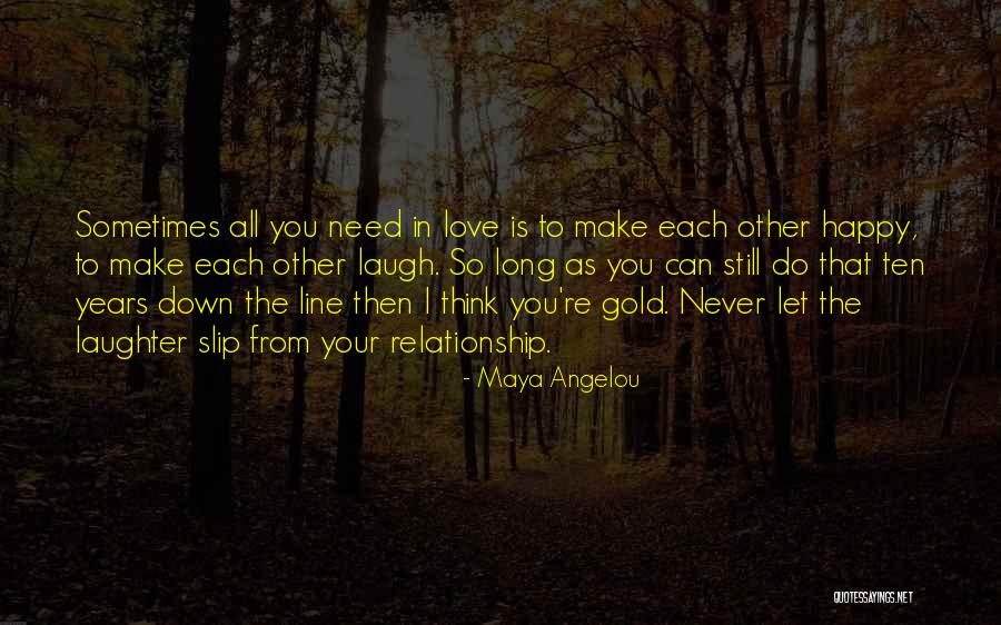 All I Need Is Your Love Quotes By Maya Angelou