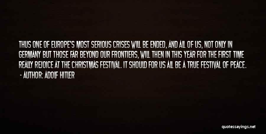 All I Want For Christmas Quotes By Adolf Hitler