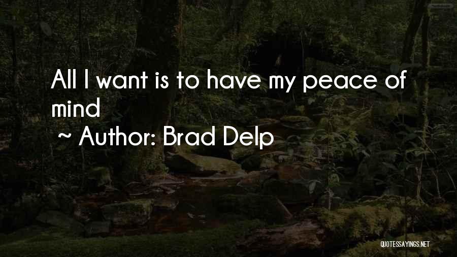 All I Want Is Peace Quotes By Brad Delp