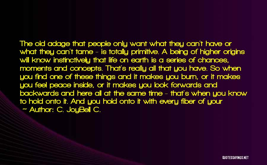 All I Want Is Peace Quotes By C. JoyBell C.