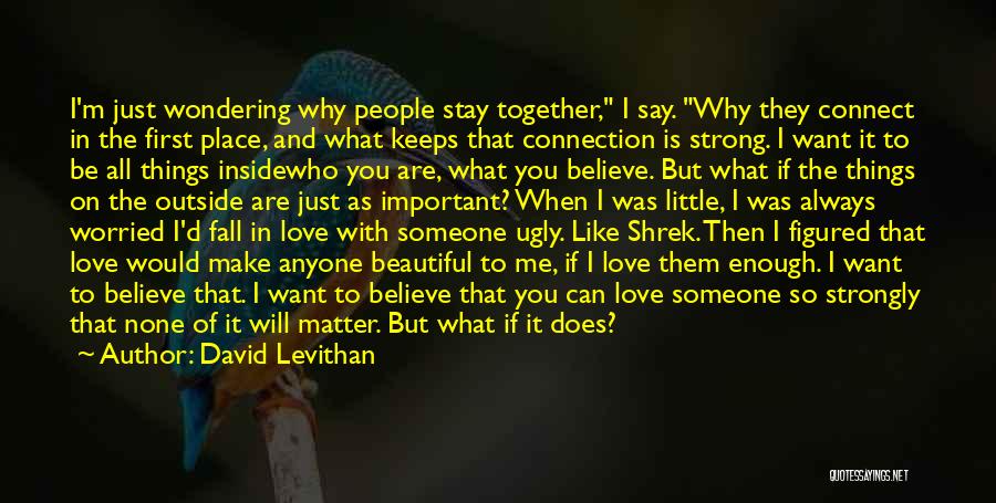 All I Want Is Someone To Love Me Quotes By David Levithan