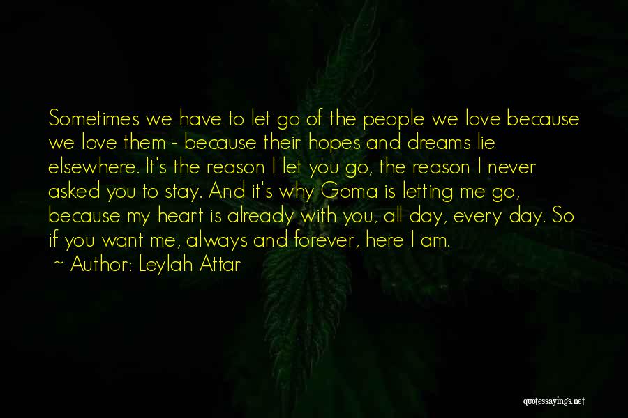 All I Want Is You Forever Quotes By Leylah Attar