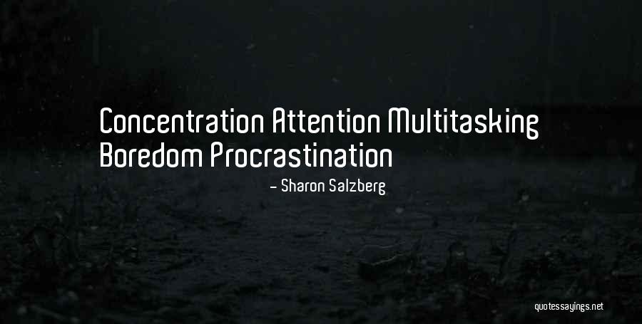 All I Want Is Your Attention Quotes By Sharon Salzberg