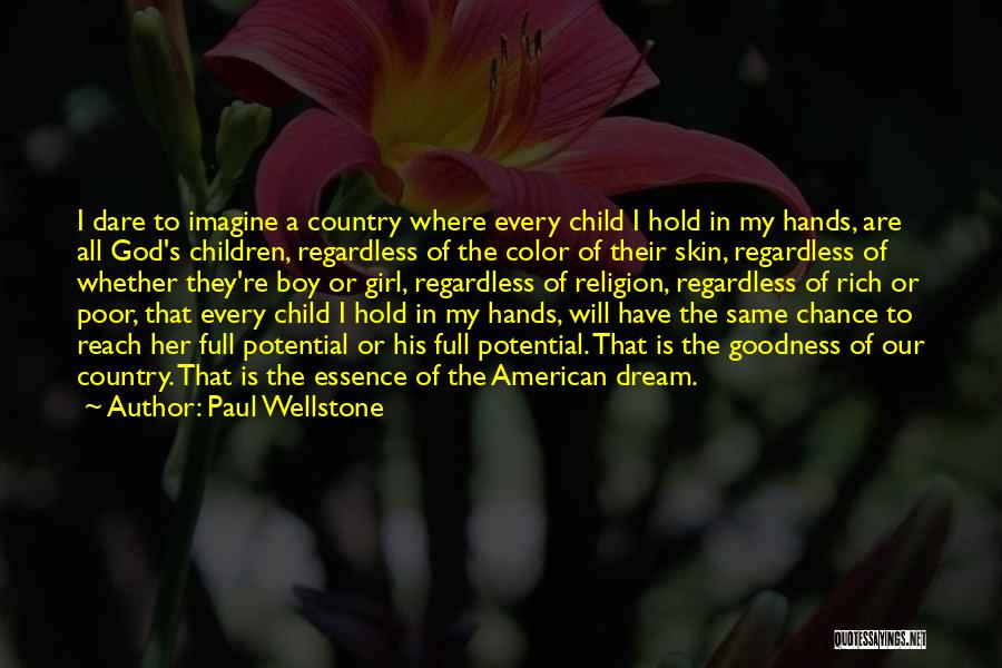 All In God's Hands Quotes By Paul Wellstone