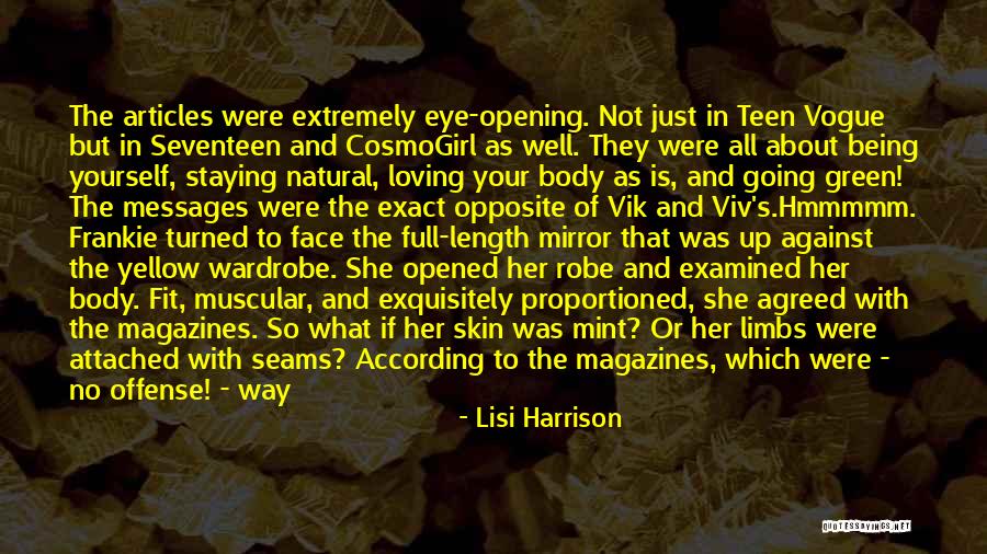 All Is Well Quotes By Lisi Harrison All Is Well Quotes By Lisi Harrison