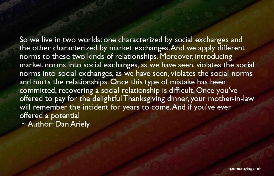 All Kinds Of Relationship Quotes By Dan Ariely