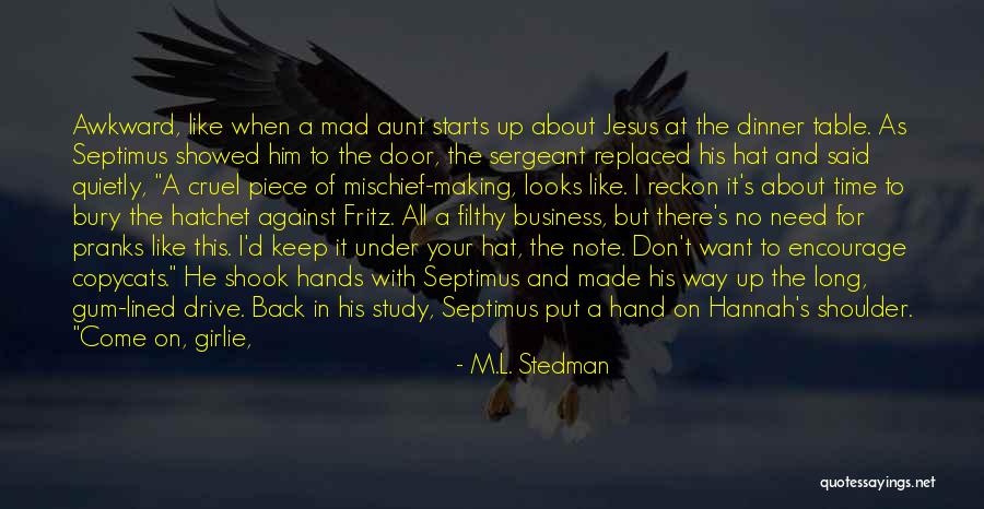 All Lined Up Quotes By M.L. Stedman All Lined Up Quotes By M.L. Stedman
