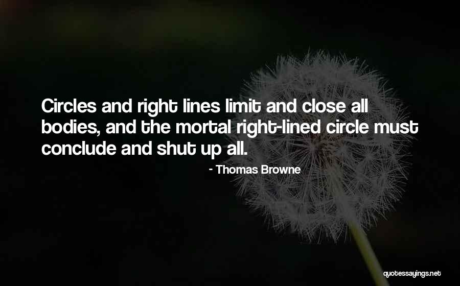 All Lined Up Quotes By Thomas Browne